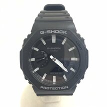 中古美品 稼働品 CASIO G-SHOCK カシオ G－ショック GA-2100 SS QZ 樹脂バンド 20気圧防水 腕時計 質屋出品_画像1