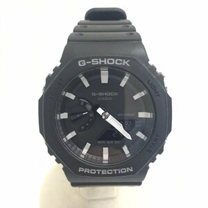 中古美品 稼働品 CASIO G-SHOCK カシオ G－ショック GA-2100 SS QZ 樹脂バンド 20気圧防水 腕時計 質屋出品