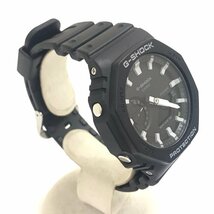 中古美品 稼働品 CASIO G-SHOCK カシオ G－ショック GA-2100 SS QZ 樹脂バンド 20気圧防水 腕時計 質屋出品_画像2