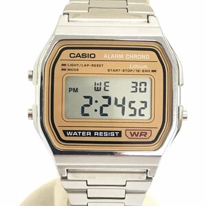  secondhand goods CASIO Casio Collection STANDARD A158WE foreign model digital face quarts wristwatch pawnshop exhibition 