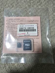  Toyota original SD navi for map update SD card 08675-0BE69 new goods newest 2023 autumn edition 