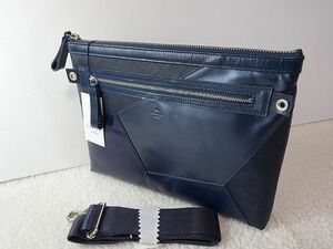 【新品・本物】LANVIN en Bleu（ランバンオンブルー）2WAYセカンドバッグ/紺￥28,600-