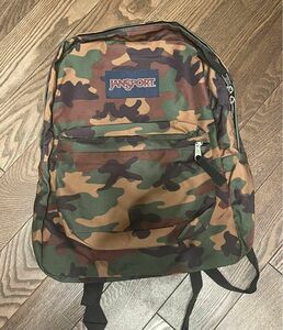 未使用 JANSPORT ジャンスポーツ 迷彩 カモ バック