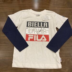 新品　FILA　フィラ　長袖Tシャツ　ロンT　サイズ130　送料185円