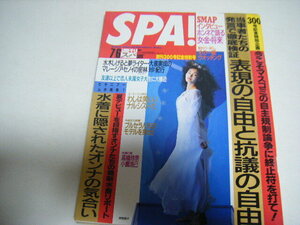 SPA!1994/7/6水着に隠されたオンナの気合い染谷由紀子星野貴代子堀口綾子水谷リカすまりえ内山美紀前田海香子中山しげり堀田由城子