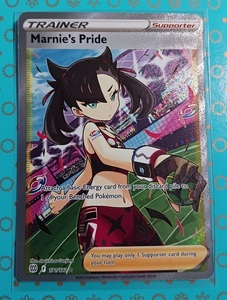 ポケカ　英語版　正規品　マリィのプライド　171/172　SR　海外版　ポケモンカードゲーム　Pokemon　Marnie's Pride　Full Art　B
