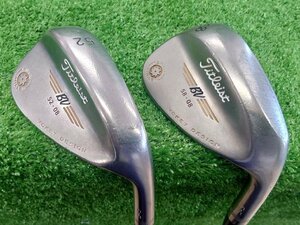 4卍尋1405 ウェッジ2本セット【Titleist/タイトリスト】 VOKEY DESIGN SPIN MILLED C-C（52・08/58・08）〈札幌/美しが丘〉