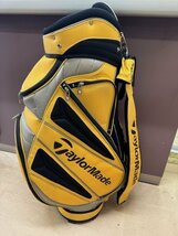 1●843　 TaylorMade/テーラーメイド キャディバッグ 9型 ５分割 中古 ゴルフバッグ ≪札幌/店頭引取OK!≫_画像1