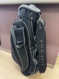 1*851 NIKE Nike lady's caddy bag approximately 8 type 5 division used Golf bag { Sapporo / shop front pickup OK!}