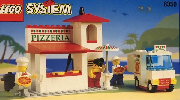 LEGO レゴ 6350／10036 Pizza to Go ピザハウス