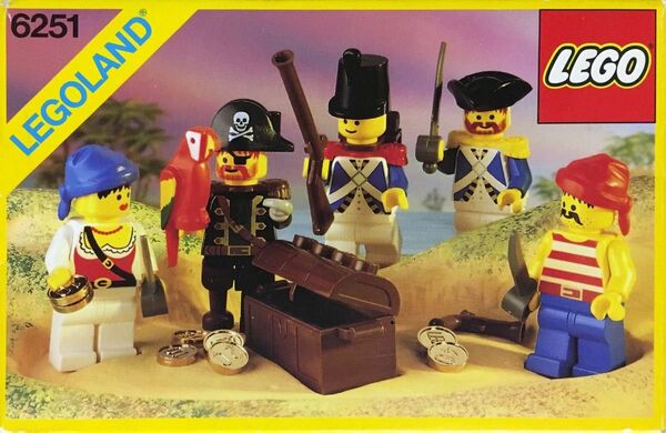 LEGO レゴ 6251 Pirate Mini Figures (Sea Mates)人形セット 南海の勇者シリーズ