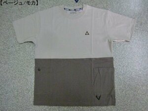 新品 GERRY/ジェリー 半袖Ｔシャツ肌L メンズ レディース アメカジ アウトドア ポケット 切替 ロゴT かっこいい お洒落 父の日 メール便可