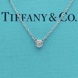 Tiffany & Co. ネックレス　バイザヤード　ダイヤ　シルバー925