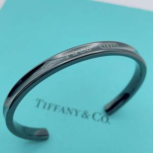 【極美品】Tiffany & Co. バングル　ナロー　チタン　カフ　TI