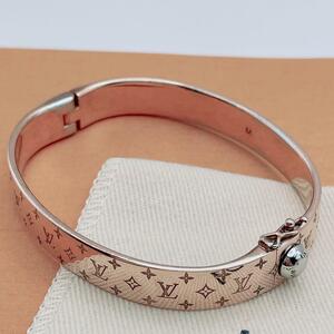 LOUIS VUITTON bangle nano gram pink gold M size 