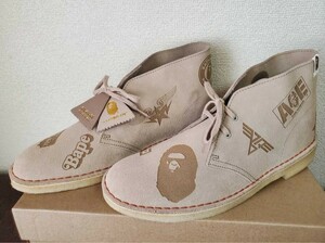 A BATHING APE × CLARKS ORIGINALS デザートブーツ エイプ クラークス オリジナルス ベイプスタ 28.0㎝ US10 元箱有 BAPE STA