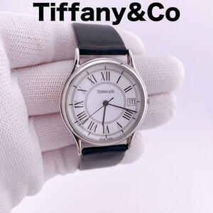 [ beautiful goods ] Tiffany Tiffany&Co Rome n Classic clock operation 