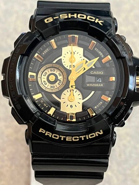 CASIO G-SHOCK クロノグラフ　GAC-100BR 美品