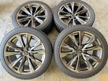 レクサスFスポーツ純正 LEXUS LS・245/45R20 275/40R20 ・2022年製スタッドレスタイヤRFT・BRIDGESTONEスタッドレス・4本セット・中古_画像1