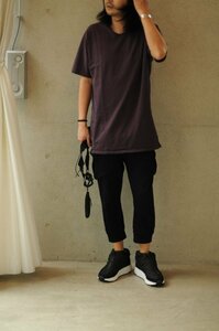 ripvanwinkle リップヴァンウインクル 22SS (R+233) DOLMAN - T ドルマン Tシャツ DARK PLUM M 定価14300円