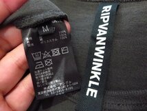 ripvanwinkle リップヴァンウインクル 22SS (RW-417) Trail-T トレイル T ロンT カットソー Solid Gray M 定価20900円_画像6