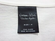 NUMBER (N)INE ナンバーナイン 初期 カート期 オリジナル Ｖネック ベロ 刺繍 Tシャツ TEE オフホワイト 4_画像3
