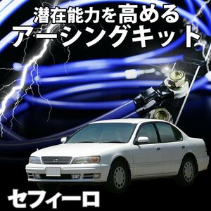 即納 在庫品 アーシングキット 日産 セフィーロ A31 A32 アーシングケーブル ターミナル セット メール便 送料無料 旧車