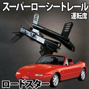 シートレール NB6C NB8C NA8C ロードスター フルバケ用 運転席 レカロ ブリット スパルコ スーパーローシート マツダ 日本製 旧車