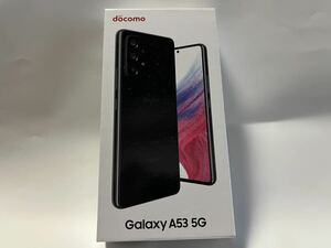 新品未使用　GALAXY A53 5G BLACK ブラック