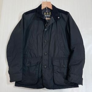 18aw BARBOUR KYLE WAX JACKET バブアー ワックスジャケット 黒 S 襟コーデュロイ 黒