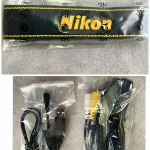 未使用NIKONニコン デジタルカメラ部品[Nikon D3300]DX VR 18-55望遠レンズ/ストラップ/ケーブル/CD-ROM/取扱説明書付 共箱入＊長期保管品の画像10