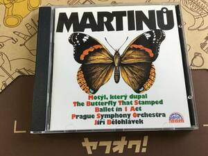 【CD】マルチヌー　バレエ 踏まれた蝶々　SUPRAPHON 11 0380-2