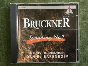 【CD】　バレンボイム　ブルックナー 交響曲第7番931-77118-2