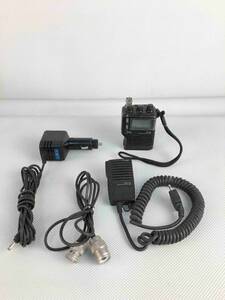 A10641◇ICOM アイコム トランシーバー IC-2S 144MHz FM SPEAKER MICROPHONE HM-46 CP-12【通電OK】240508