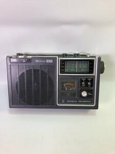 OK9324☆NATIONARL PANASONIC ナショナル パナソニック ラジオ FM-MW-SW RF-848 レトロ 240521