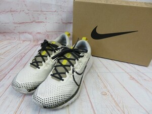 箱有 NIKE ナイキ REACT PAGASUS TRAIL 4 リアクト スニーカー DJ6158-001 ホワイト イエロー 29.0cm 991784997