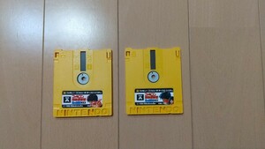 FC ファミコン ディスクシステム ディスクカード 2本セット / ファミコン探偵倶楽部 消えた後継者 / 前編 後編