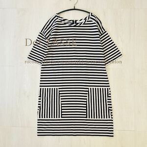duklaseDoCLASSE cotton border One-piece tunic made in Japan 