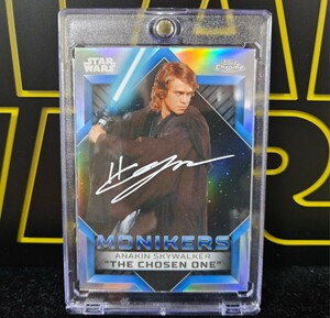 【サイン入り】topps star wars アナキンスカイウォーカー ヘイデンクリステンセン スターウォーズ STARWARS Hayden Christensen anakin