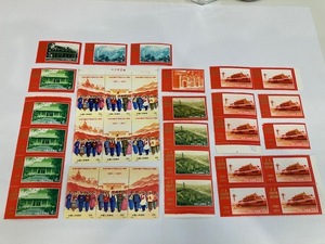 5361L* China stamp China person . postal leather 4 1971 year 1921-1971 China also production .50 anniversary 4 minute 8 minute 22 minute 9 kind . etc. total 32 sheets . summarize ear attaching unused storage goods 