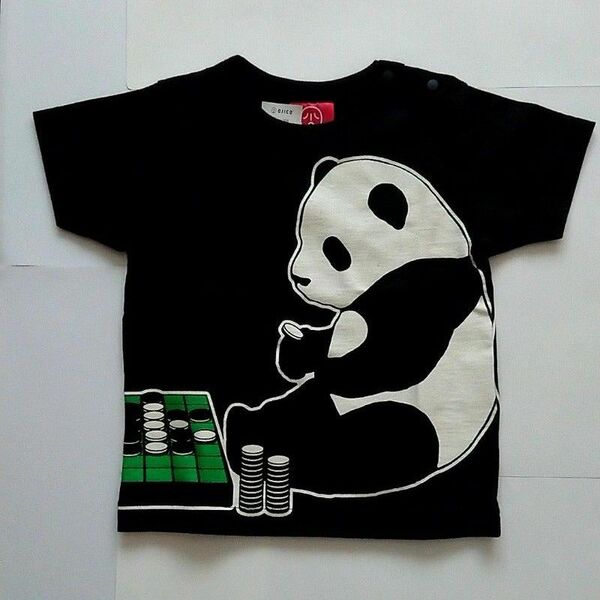 【新品】OJICO オジコ 半袖Tシャツ「REVERSI」リバーシ パンダ オセロ 2A(75~85cm) 綿100%