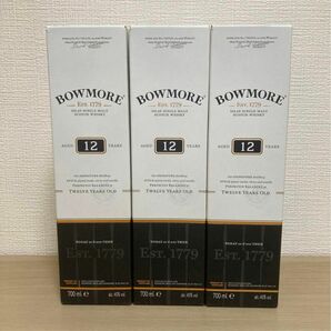 ボウモア12年　700ml×3本　ウイスキー　サントリー