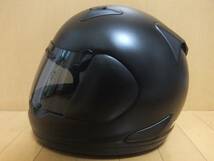 美品 Arai アライ アストロIQ ASTRO-IQ フラットブラック サイズM(57・58cm) フルフェイス ヘルメット スモークシールド交換_画像2