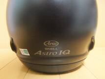 美品 Arai アライ アストロIQ ASTRO-IQ フラットブラック サイズM(57・58cm) フルフェイス ヘルメット スモークシールド交換_画像5