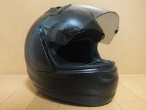 美品 Arai アライ アストロIQ ASTRO-IQ フラットブラック サイズM(57・58cm) フルフェイス ヘルメット スモークシールド交換_画像10