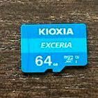 [ почти не использовался ]KIOXIA(ki ok sia) |microSD 64GB|KLMEA064G| внутренний стандартный товар |100MB|UHS-I,UHS скорость Class 1,SD скорость Class 10