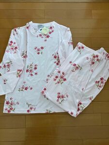 新品　婦人パジャマ日本製　綿100% M〜L