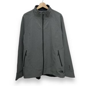 送料無料☆THE NORTH FACE☆ノースフェイス☆ソフトシェルジャケット☆テックストレッチ☆グレー☆レディースXL☆windwall☆E24M