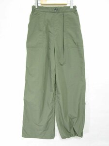 [ including carriage ] CAPTAIN STAG Captain Stag pants khaki wide pants Work military waist rubber hem draw code sizeLT L/959314