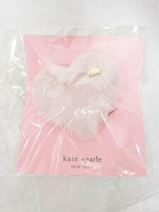 【送料込】[未使用品][キッズ/子供] kate spade NEW YORK　ケイトスペード　フェイクファーハートヘアポニー　桃色ピンク　日本製 /n472576